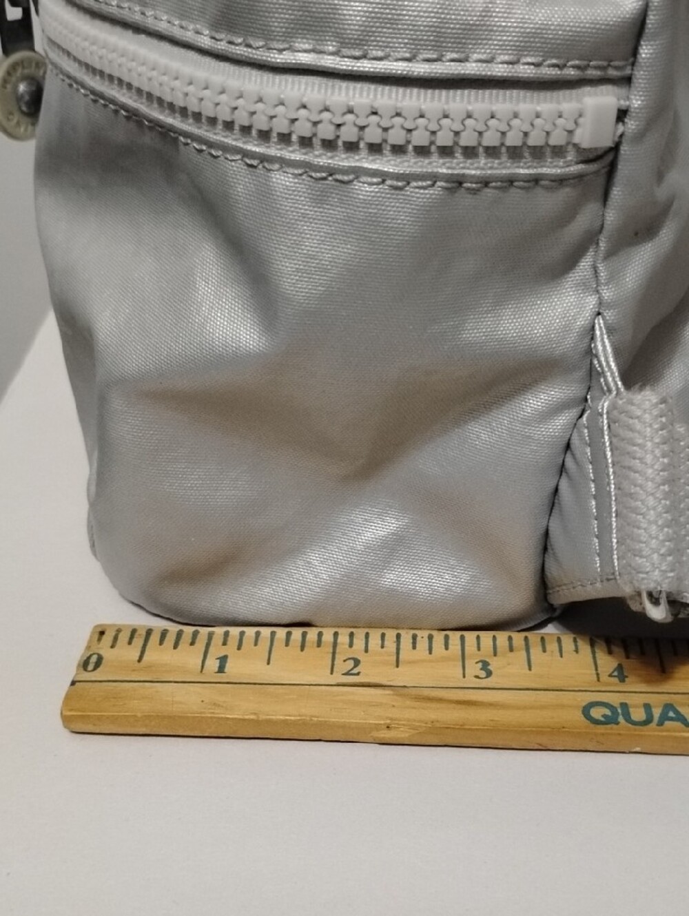 Kipling‎ City Metallic Silver Mini Backpack - Picture 7 of 11